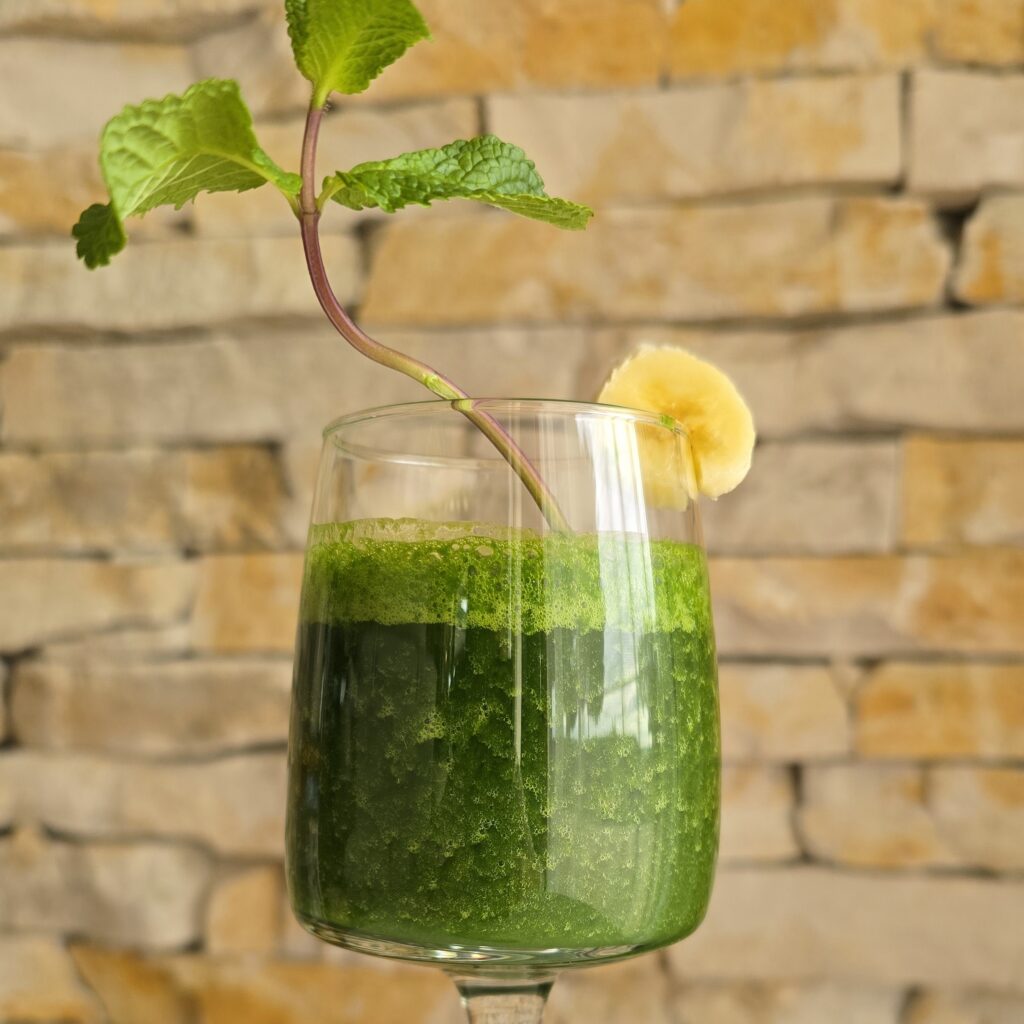 Smoothie épinards bananes