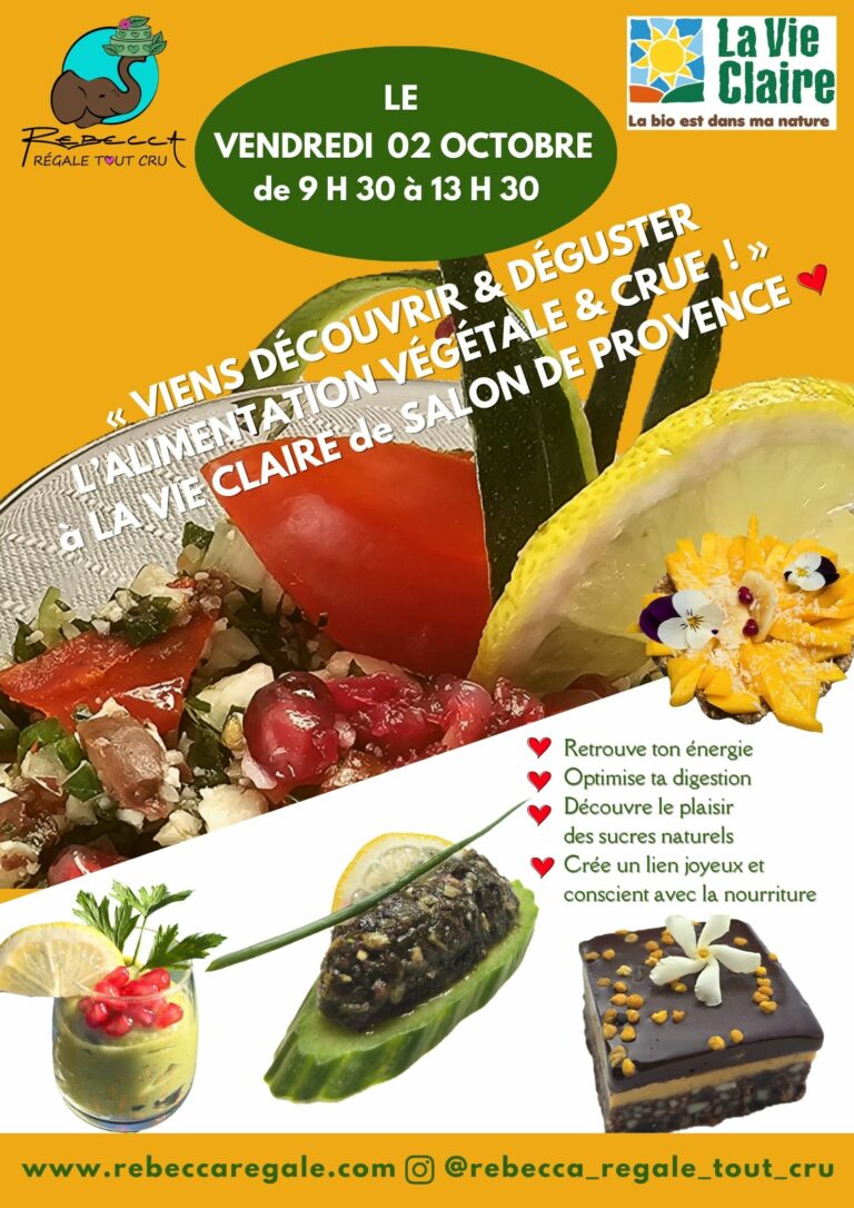 Affiche dégustation à la Vie Claire(1)